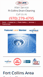 Mobile Screenshot of ftcollinsdraincleaning.com